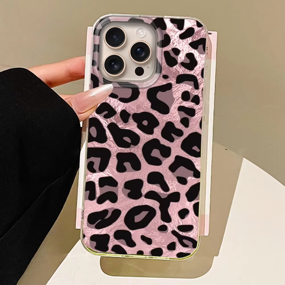 Fashionable Leopard Print Phone Case for Ladies