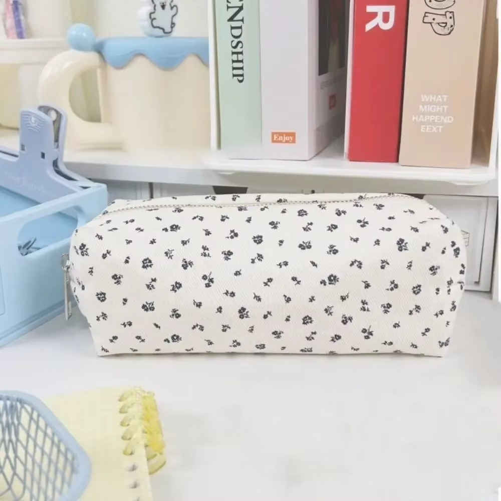 Stylish Floral Pencil Case with Large Storage