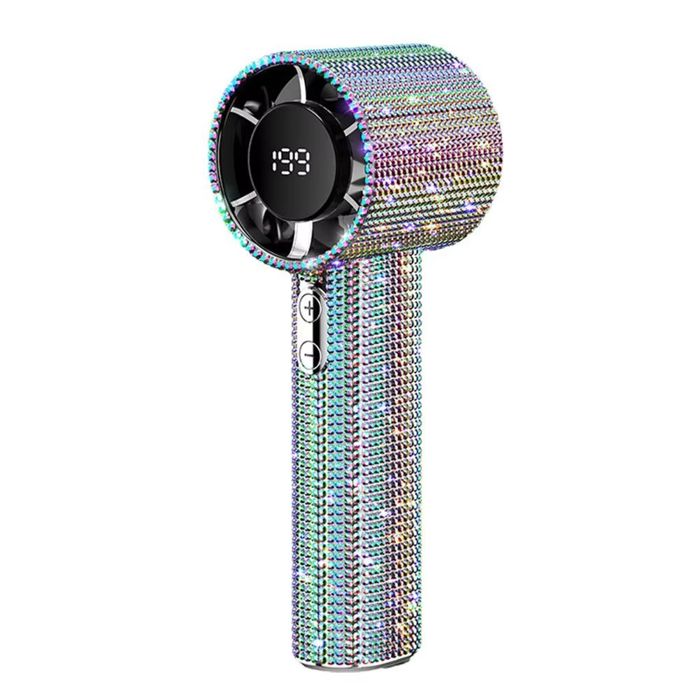Compact Rechargeable Fan with 199 Speeds and USB Charging