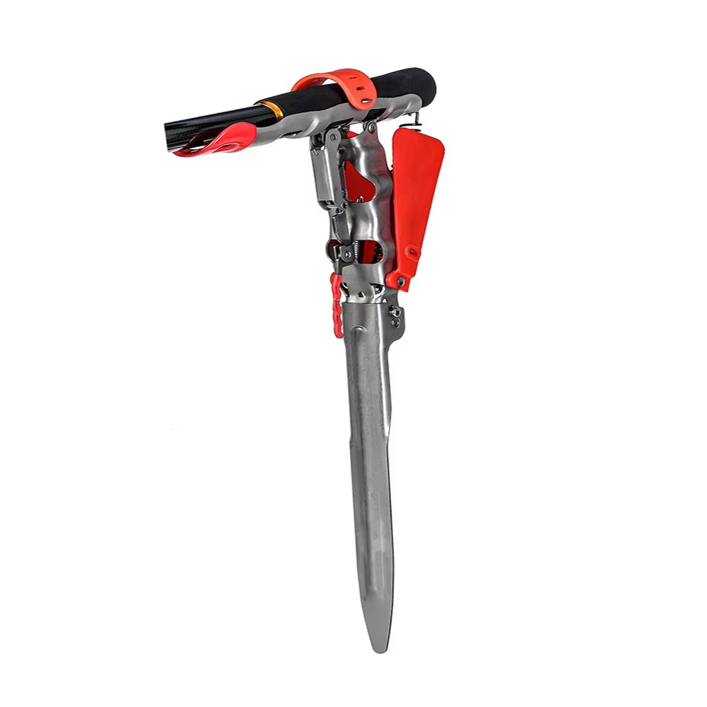Easy Install Fishing Rod Holder with Adjustable Clamp