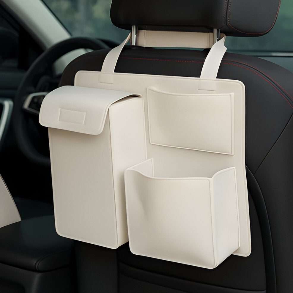 Practical Car Seat Storage with 4 Large Pockets