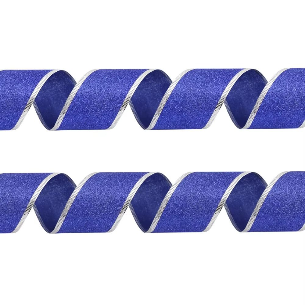 Sparkly Festive Ribbon For Christmas Crafts And Decorations