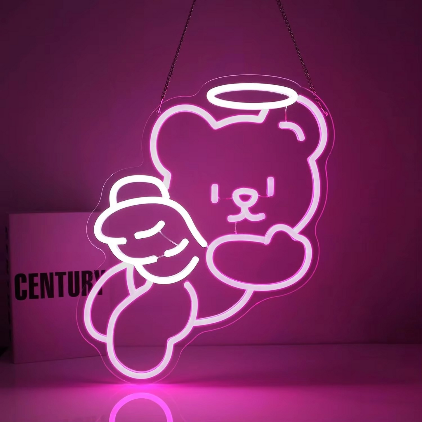 Colorful Bear LED Night Light with USB Plug