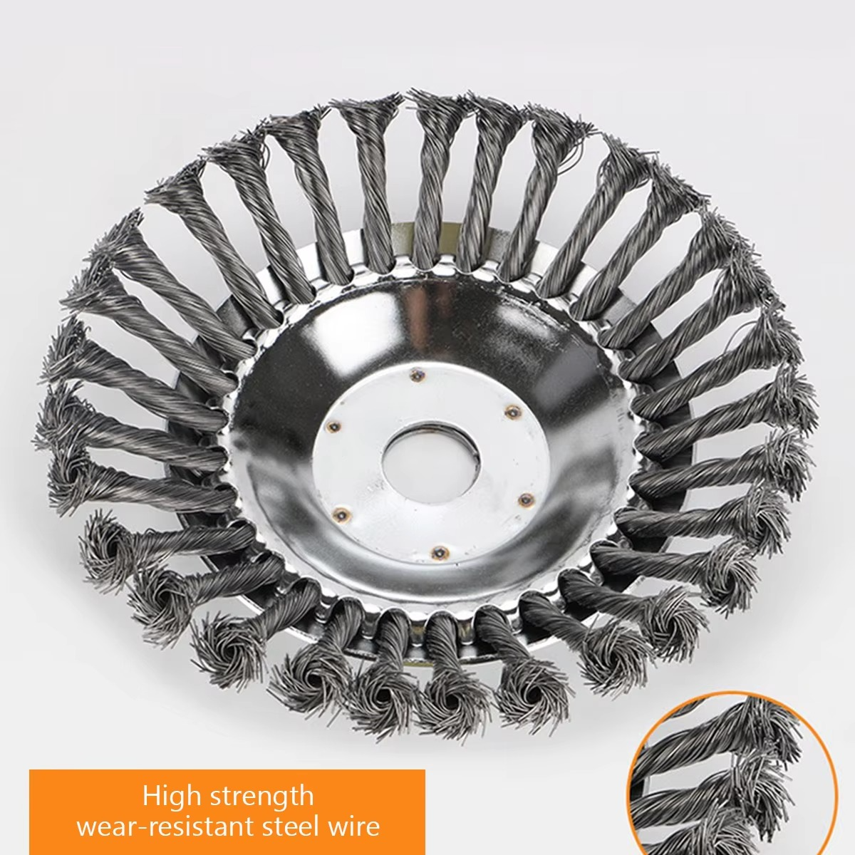 Tough 6-8 Inch Metal Cutting Brush for Trimmers