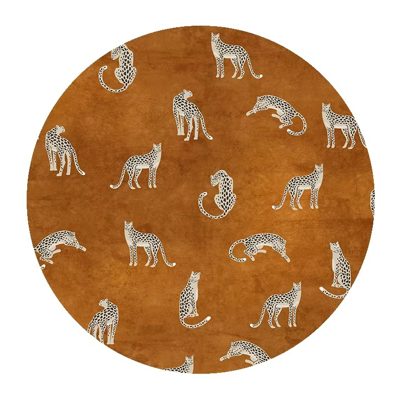 Cozy Leopard Print Area Rug – Thick Plush Living Room Mat