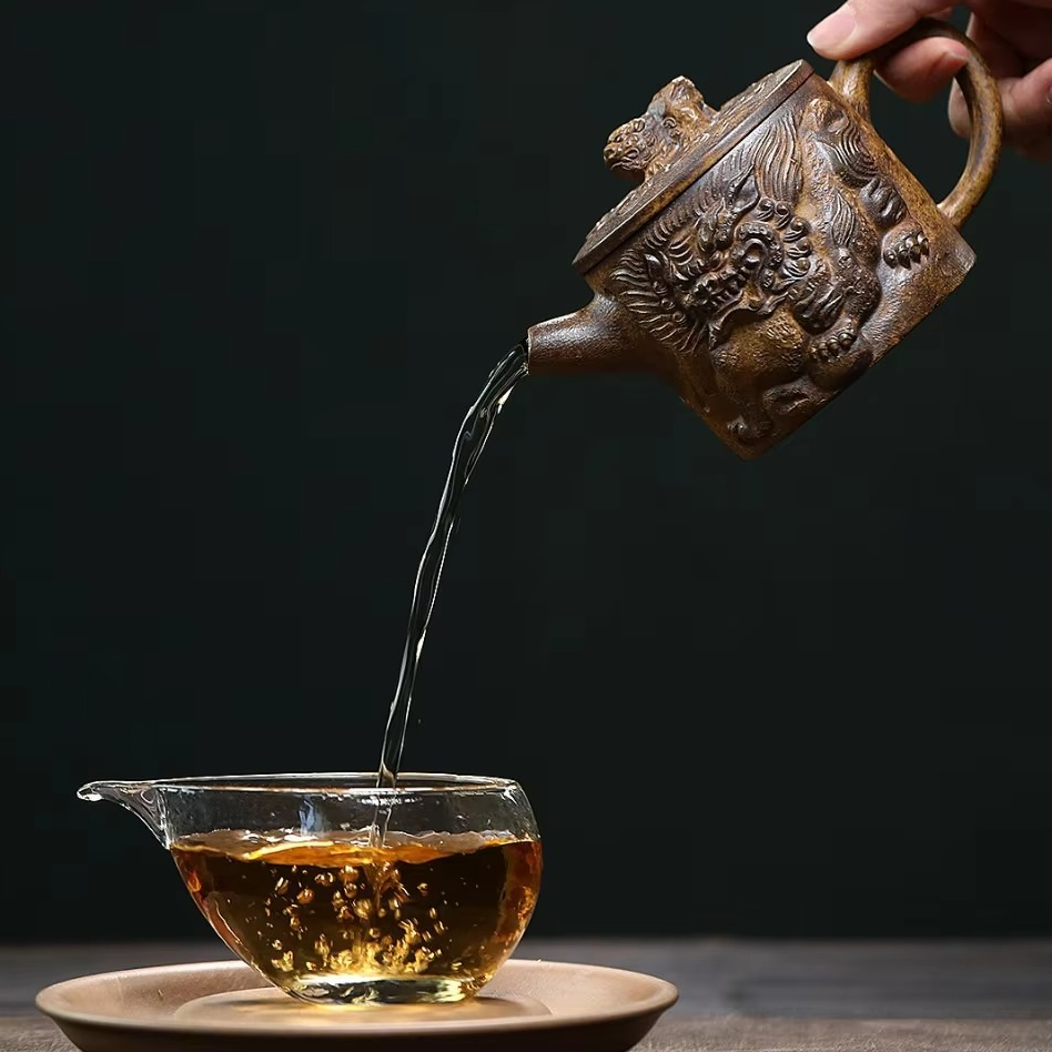 Traditional Chinese Purple Clay Teapot 9.5oz