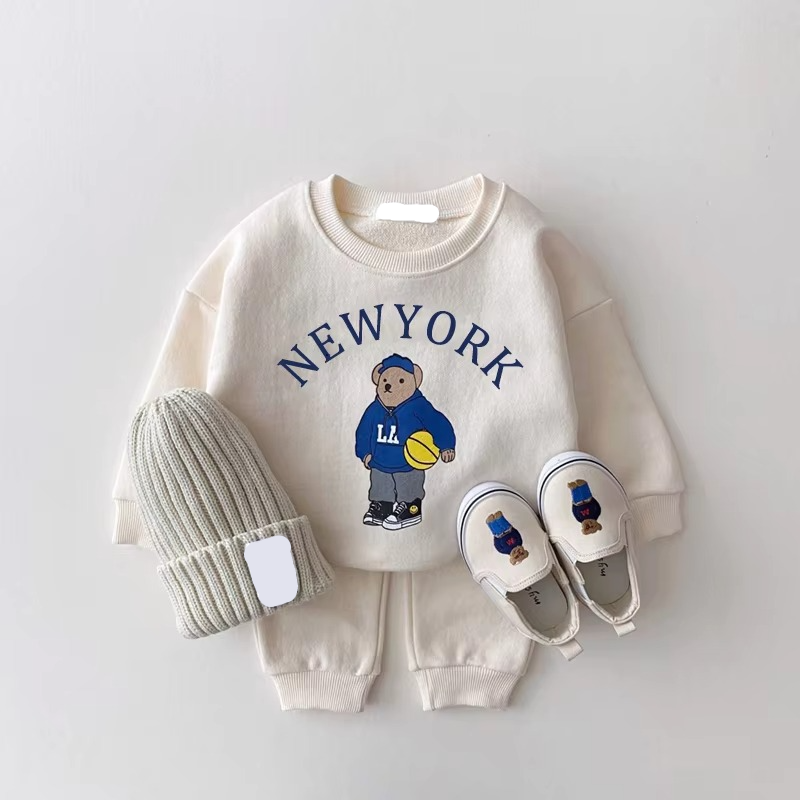 Soft Teddy Hoodie and Pant Set for Boys Girls
