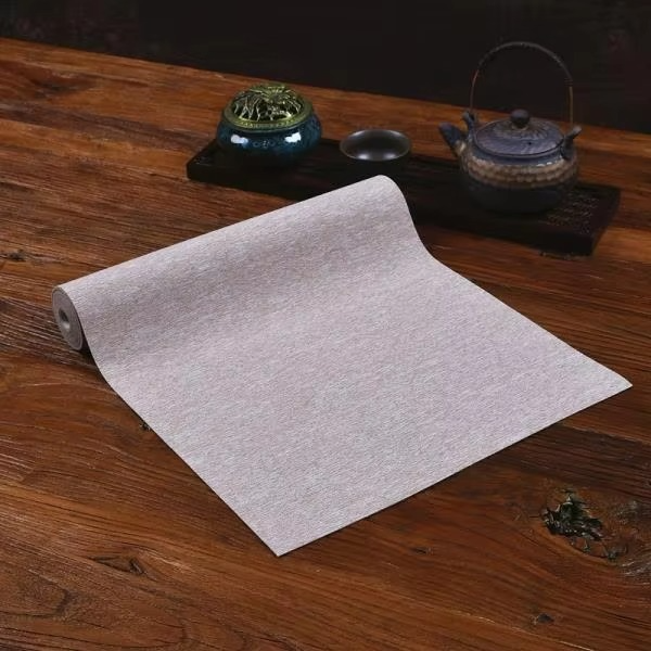 Elegant Waterproof Table Runner Green Leaf Tea Table Mat