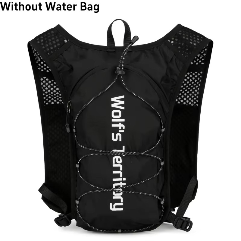 Lightweight Water Backpack With Reflective Panels And Ventilated Mesh