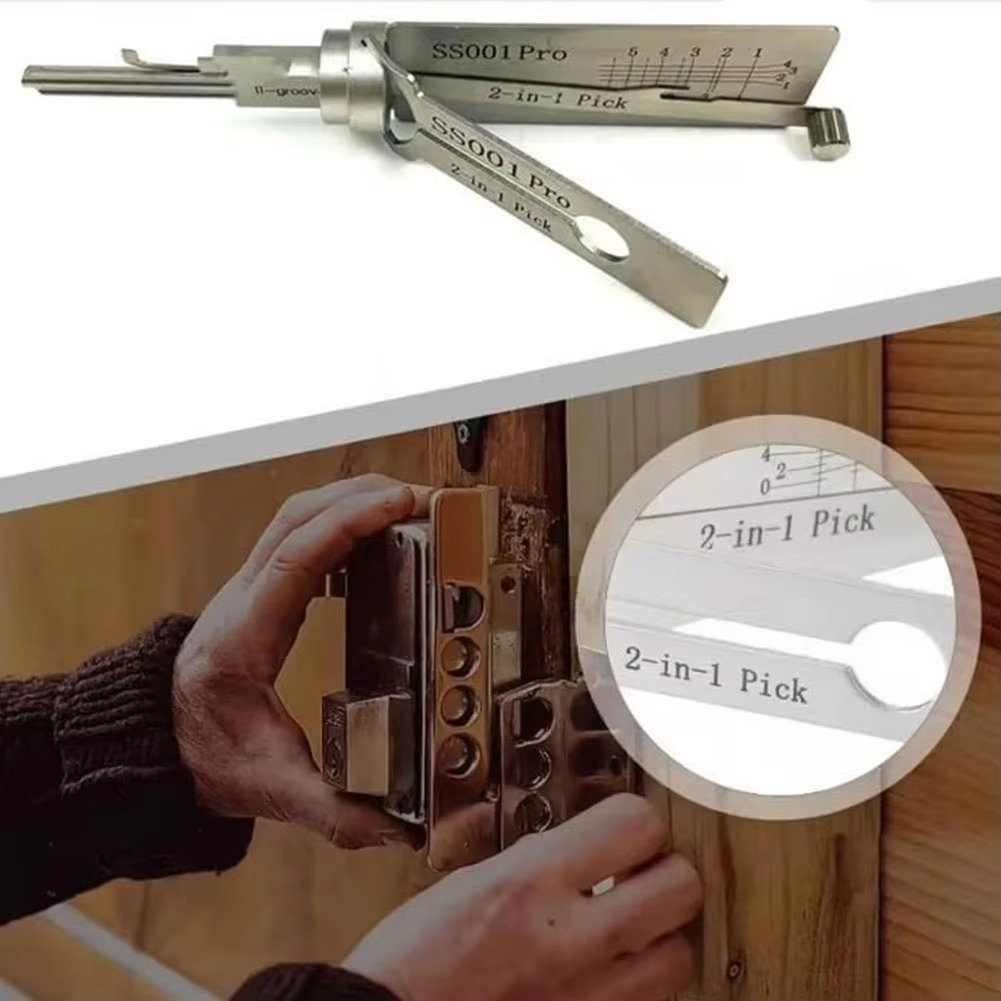 Professional 2-in-1 Lock Pick and Decoder Tool
