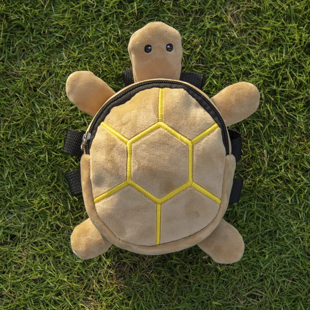 Fun Turtle Pet Treat Bag & Backpack - Comfortable & Compact