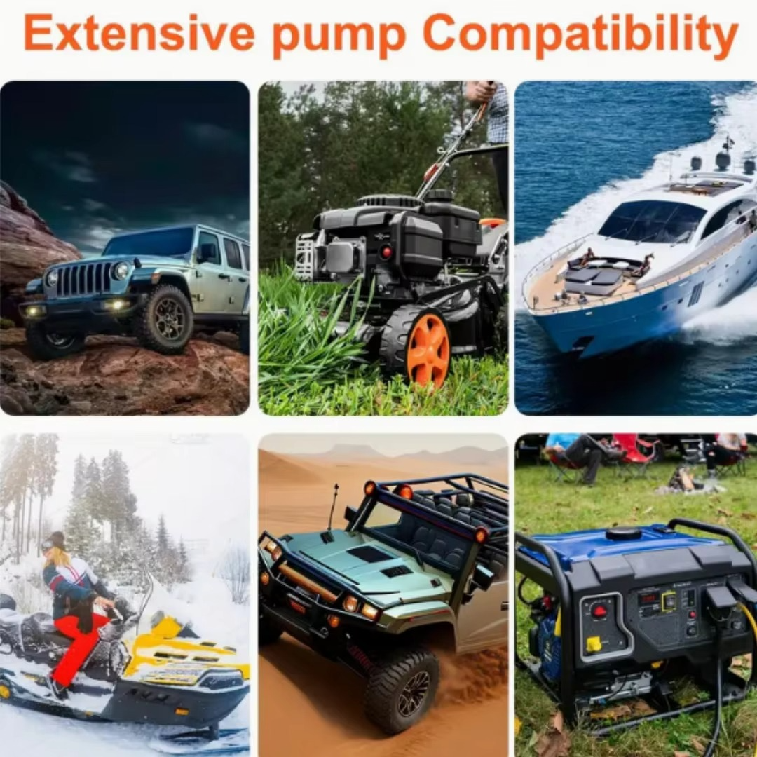 Compact Electric Oil Pump with Flexible Tube