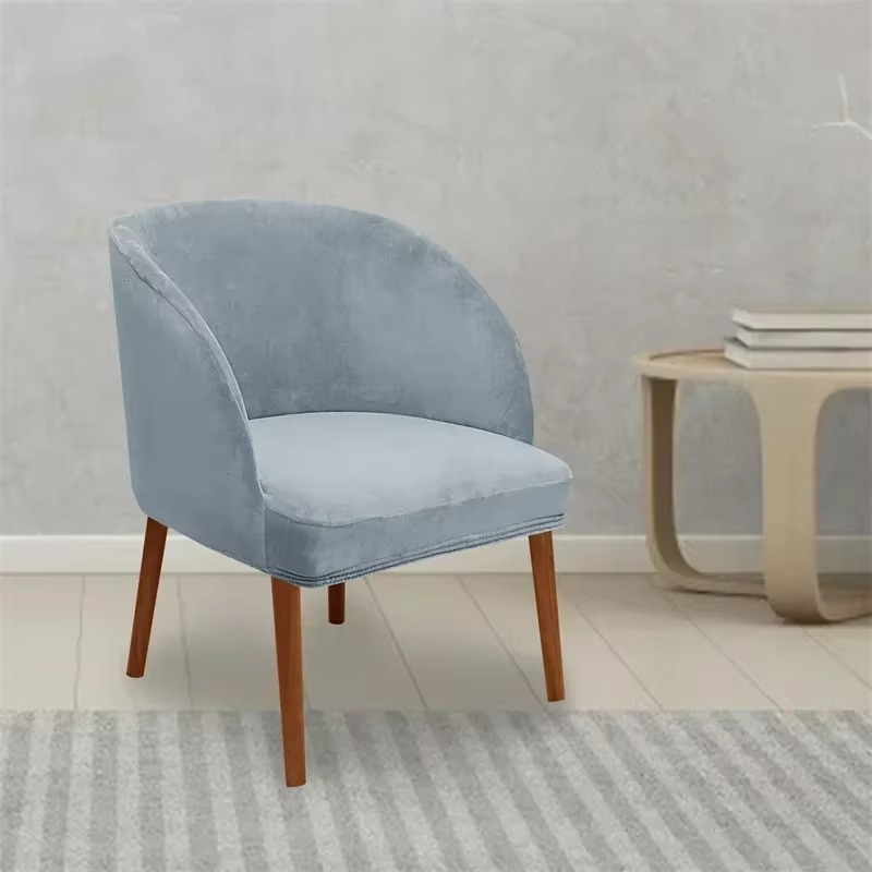 Stretchy Dining Chair Cover for Curved Armchairs