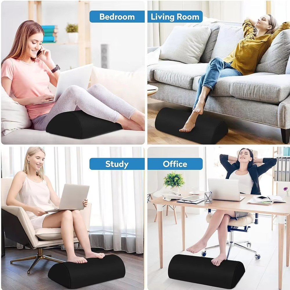 Comfortable Desk Foot Rest Pillow for Office Use