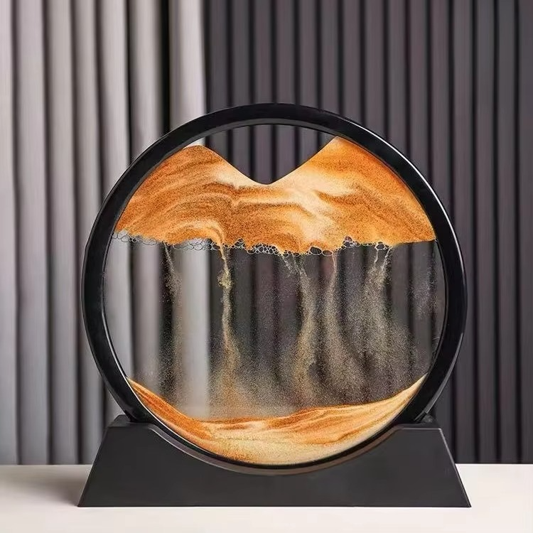 Colorful Ocean Hourglass Sand Art Decor