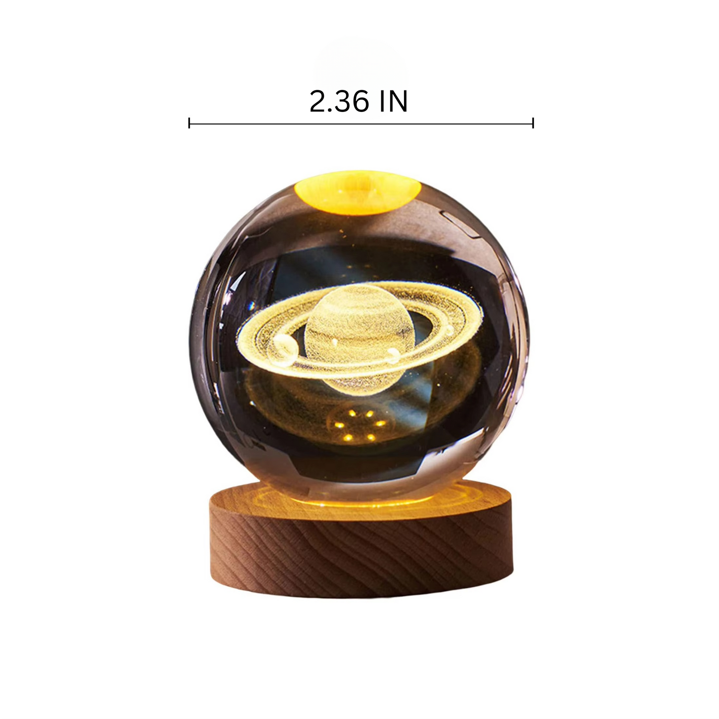 Colorful Globe Nightlight with Stars and Moon Design