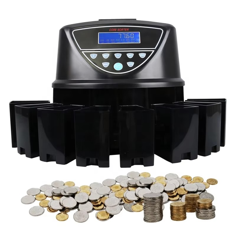 Fast Automatic Coin Sorter Machine for Business Use