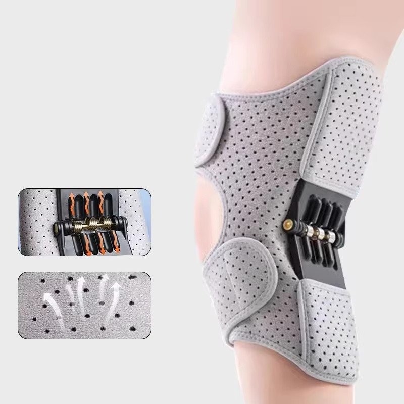 Flexible Knee Support Wrap with Enhanced Stability Springs