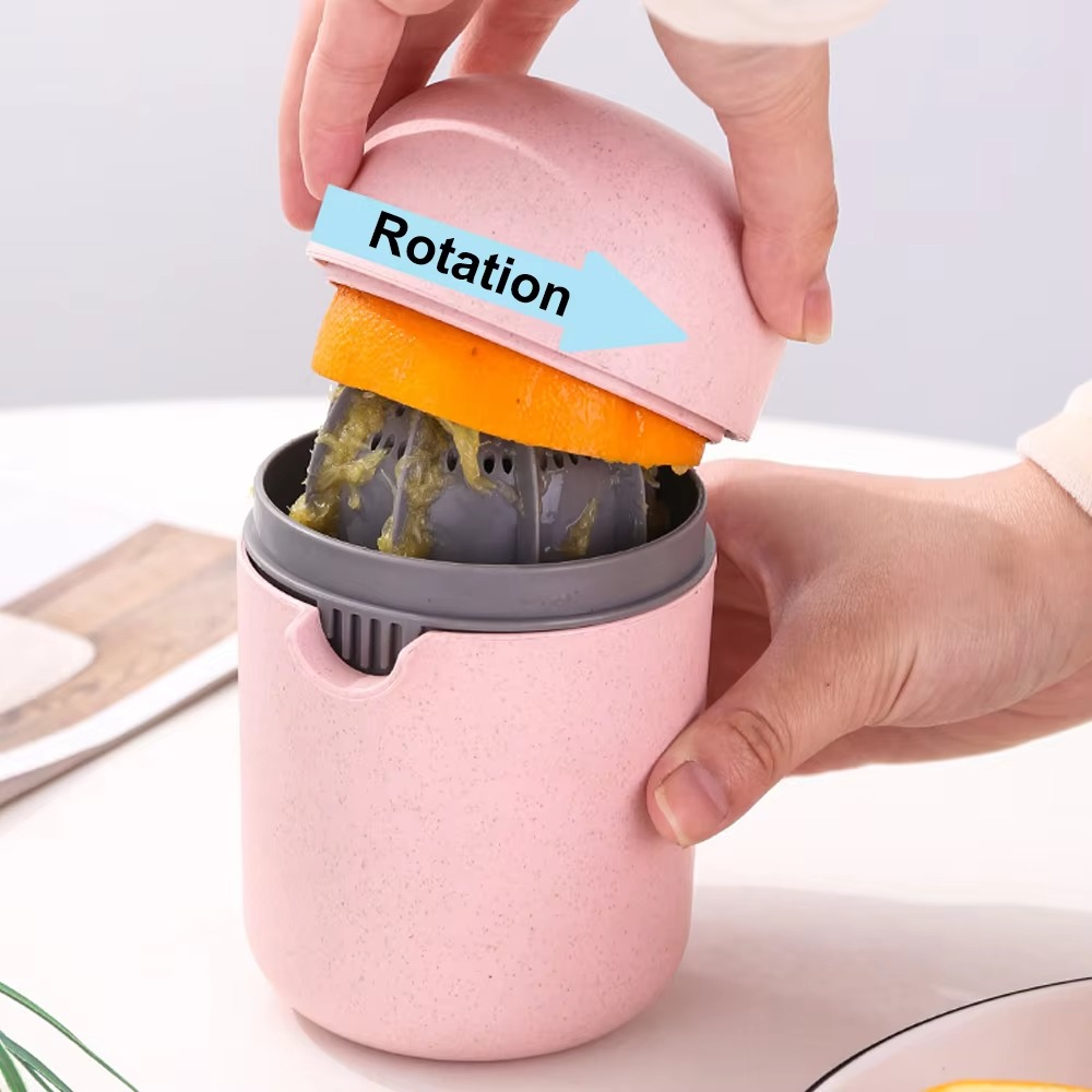 Compact Handheld Orange Squeezer - Easy Fresh Juice Anywhere