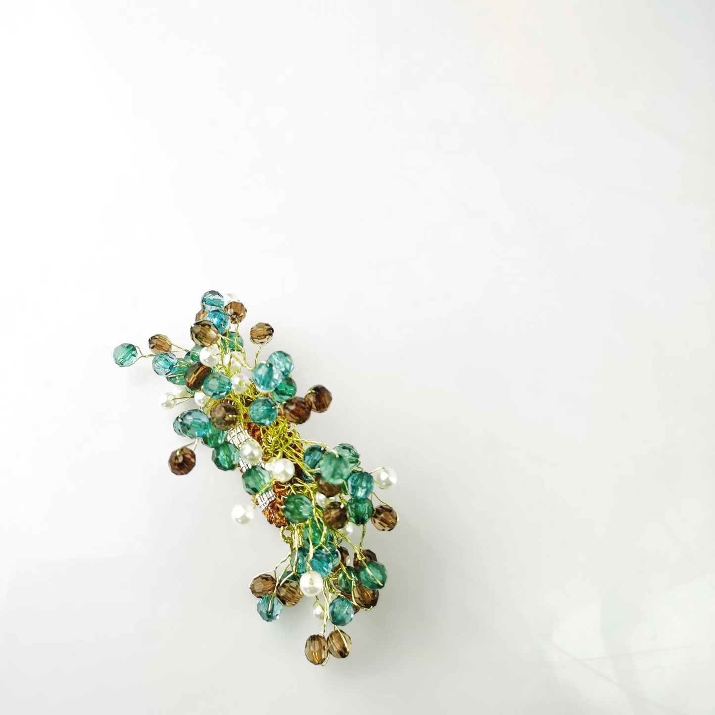 Vibrant Beaded Napkin Holders Set of 4