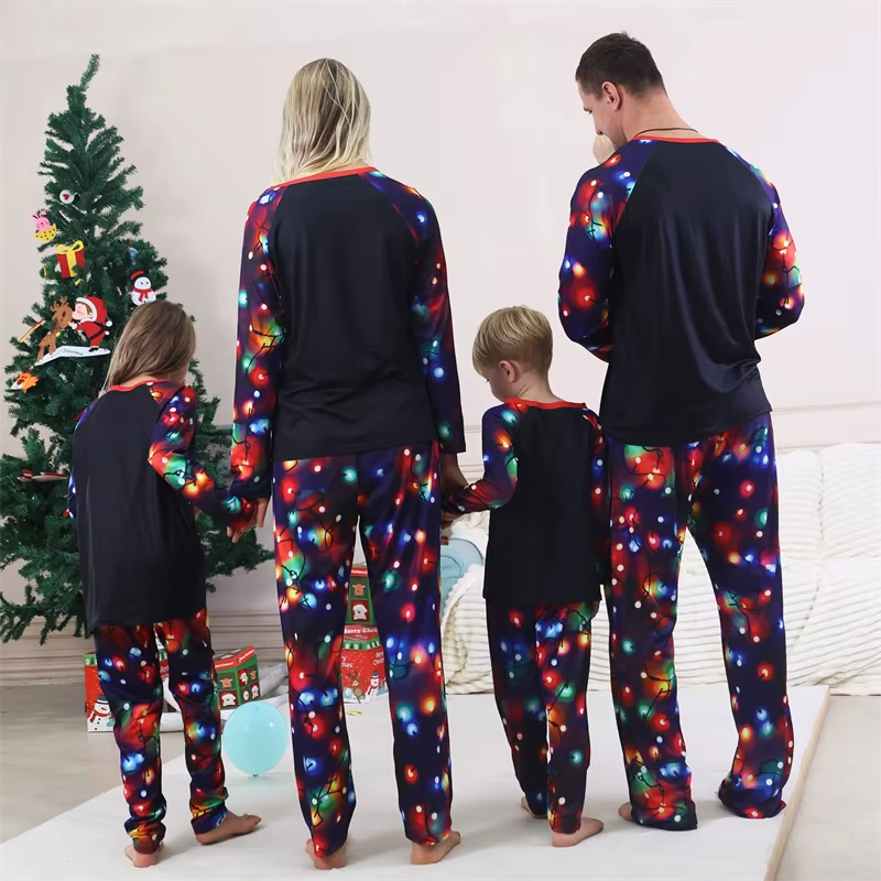 Fun Holiday Family Pajama Set - Soft 2 Piece Christmas Sleepwear