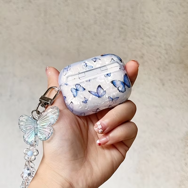 Premium Navy Blue AirPods Pro Charging Case