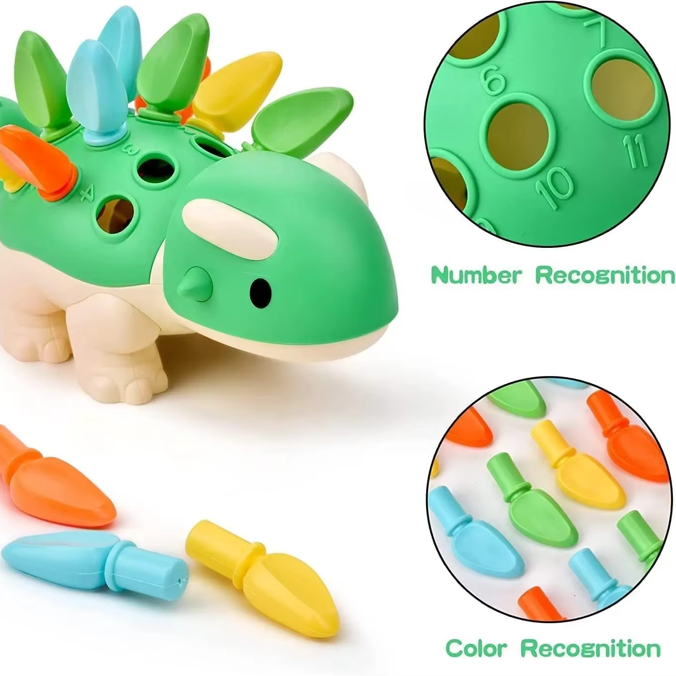Educational Dino Toy for Kids Fine Motor Development