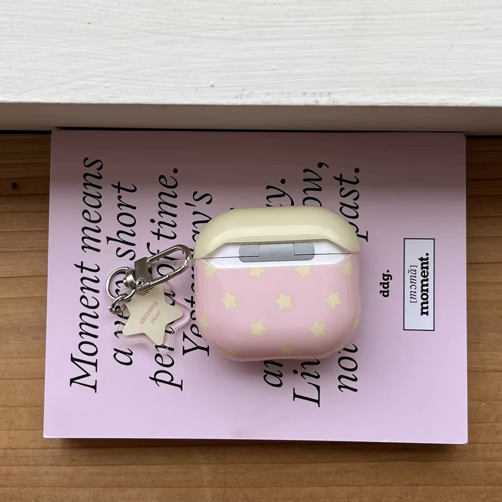 Cute Kpop Earbud Case with Pendant Charm