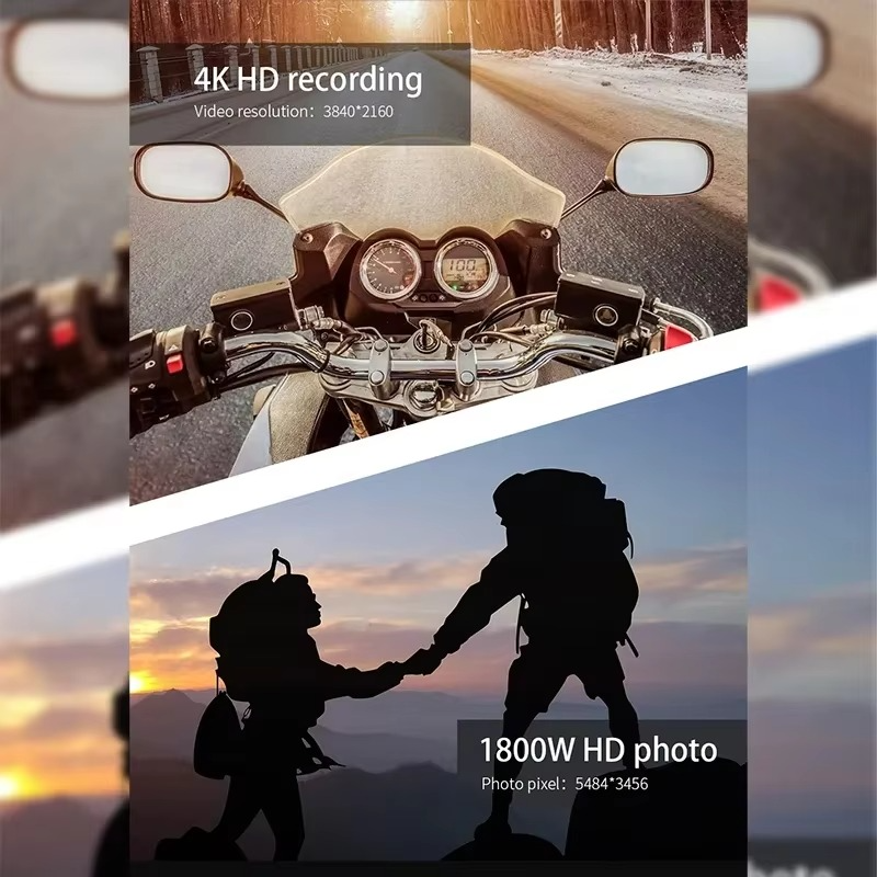 4K WiFi Action Camera Smart Glasses