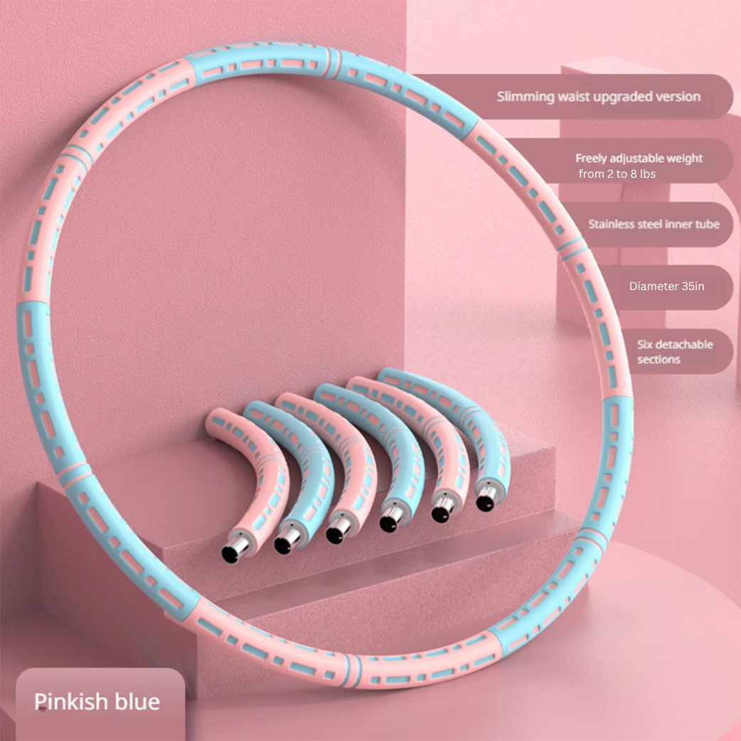Adjustable Metal Hula Hoop for Home Workout Exercise