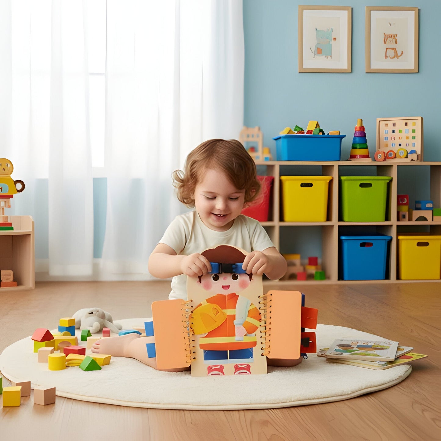 Educational Kids Activity Wall Panel