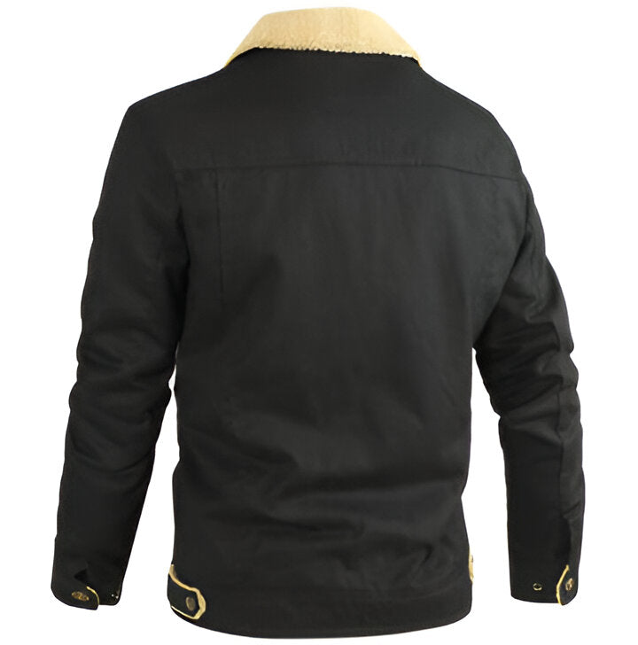 Classic Pilot Leather Bomber Jacket