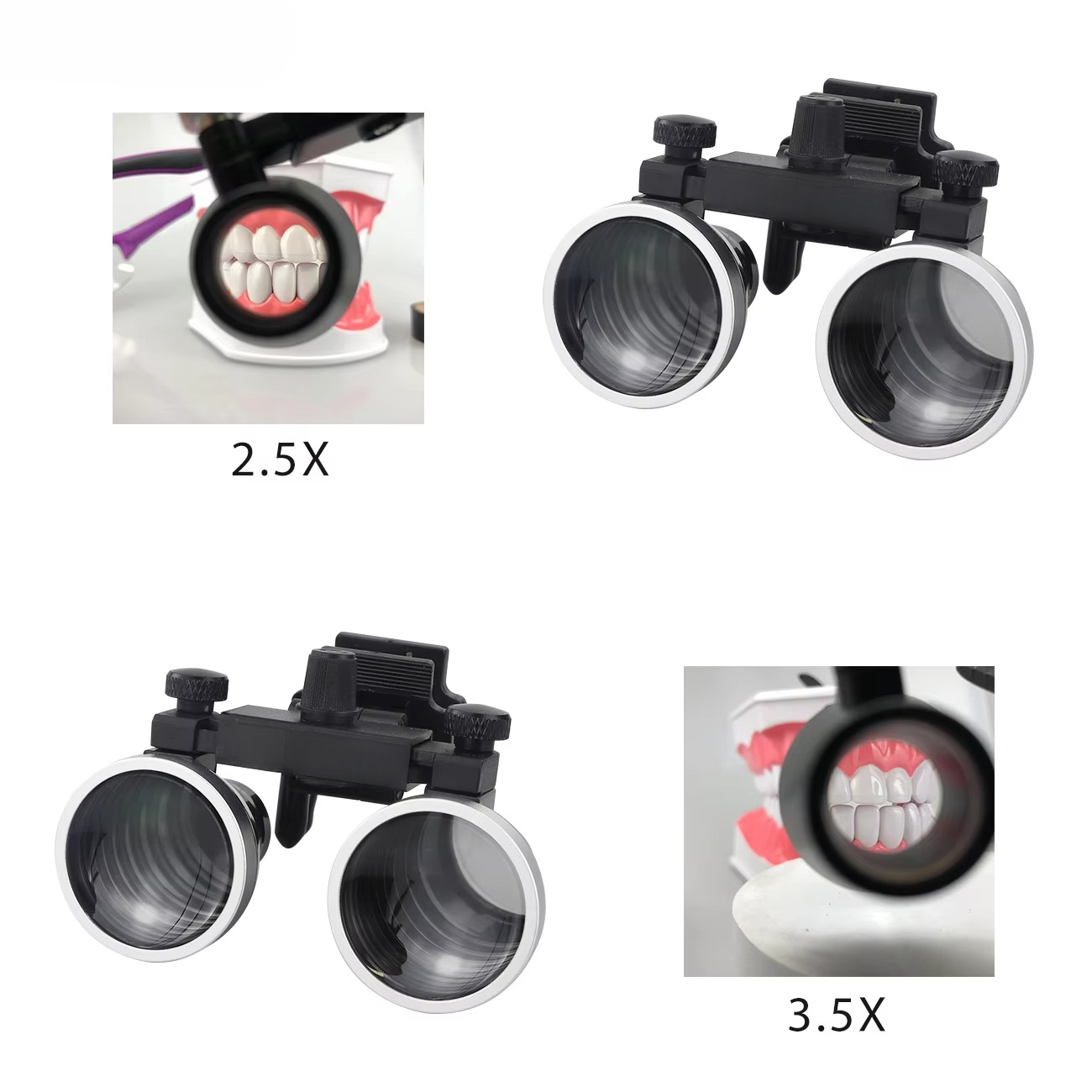 Portable High Power Magnifying Glasses 2.5X & 3.5X