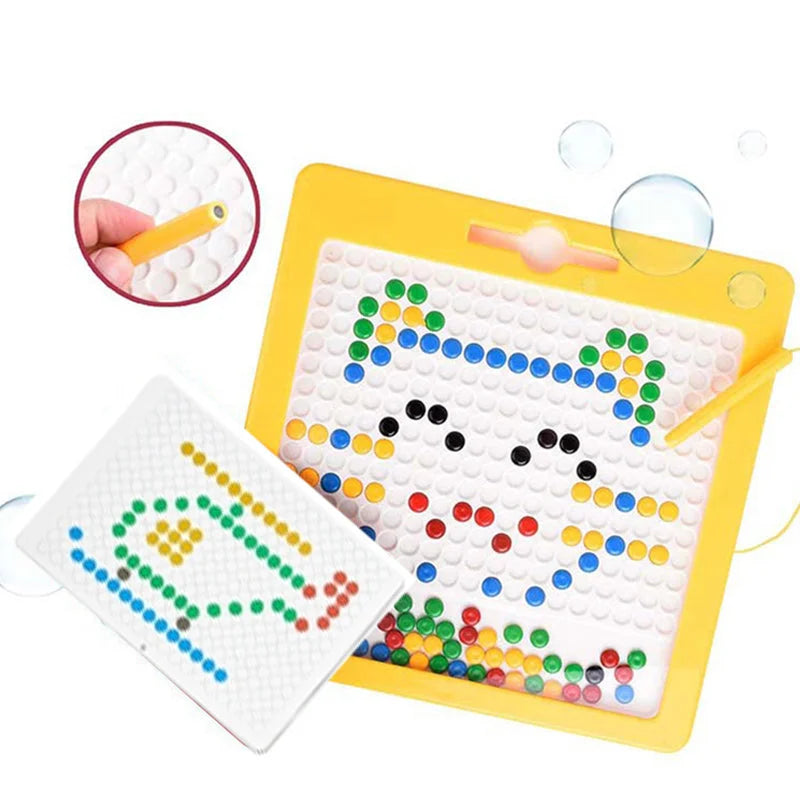 Fun Kids Magnetic Drawing Board with Dots