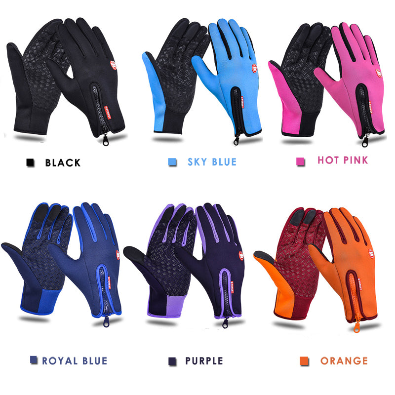 Warm Waterproof Touchscreen Gloves for Outdoor Sports