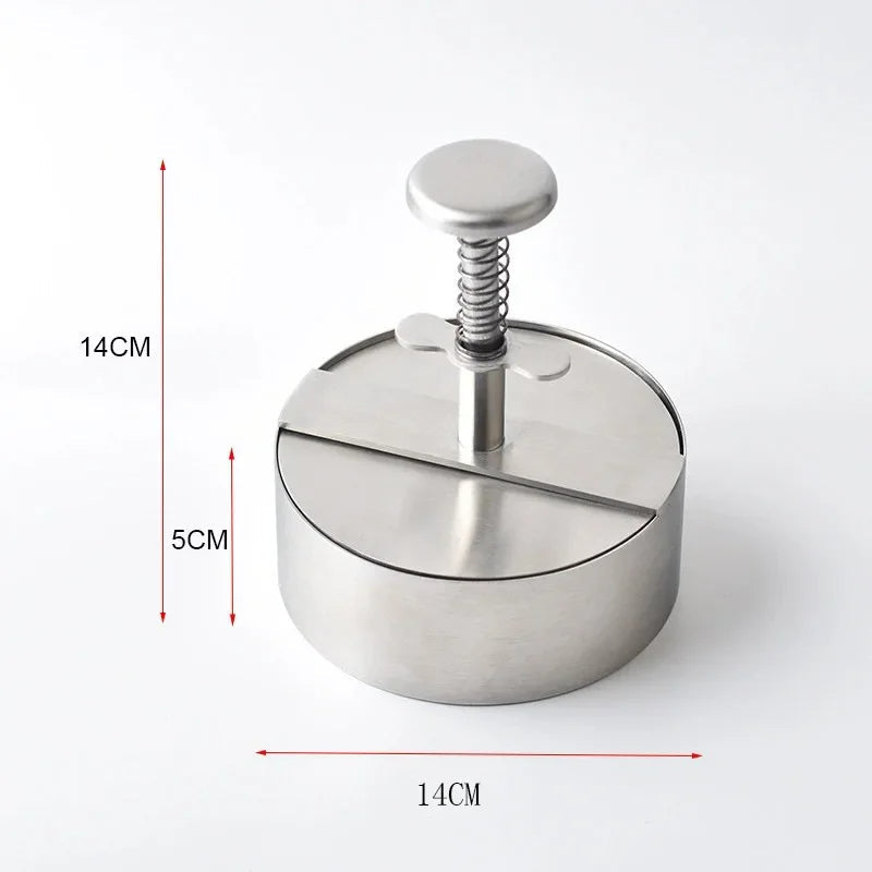 Premium Metal Hamburger Patty Maker Press