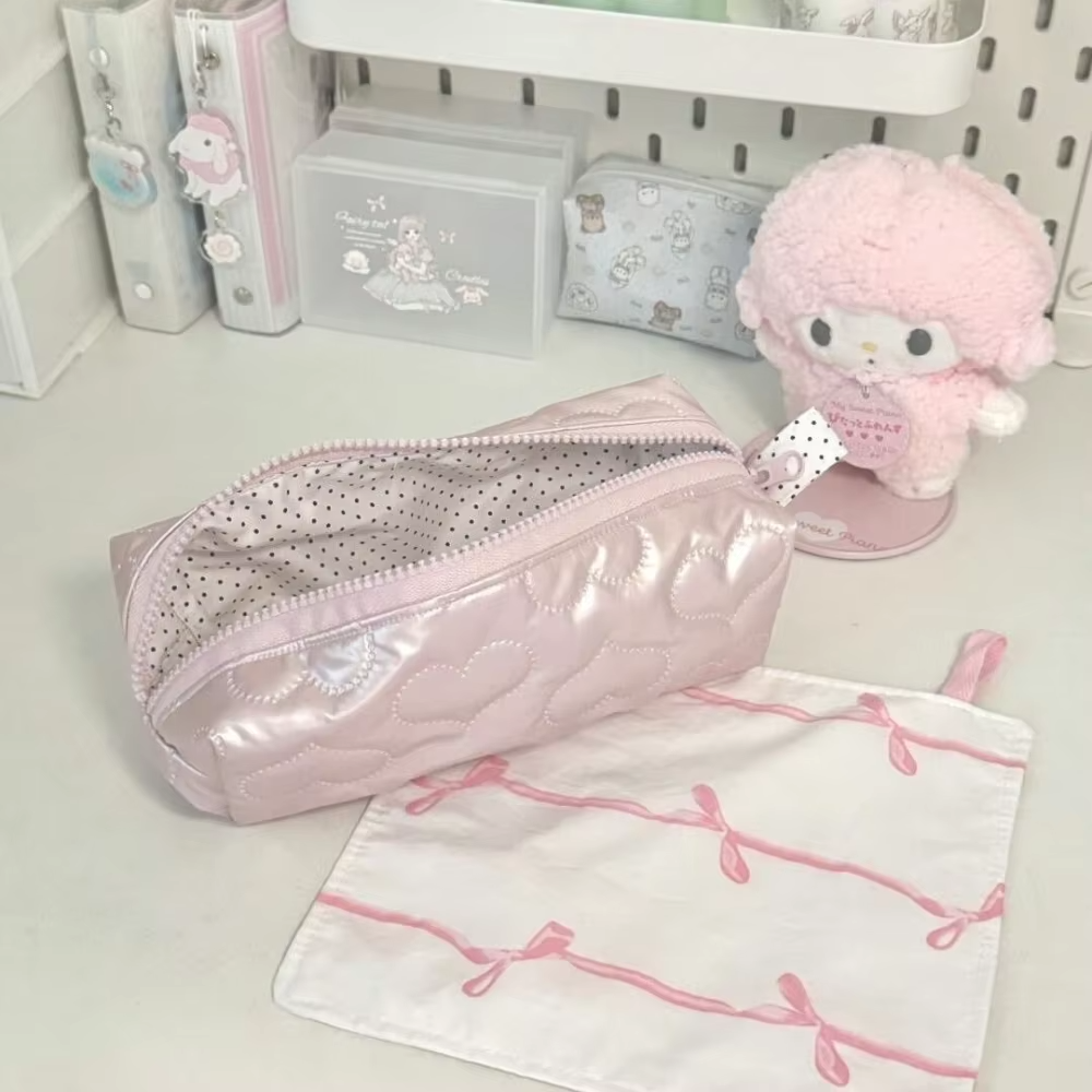 Big Floral Storage Pencil and Cosmetic Bag