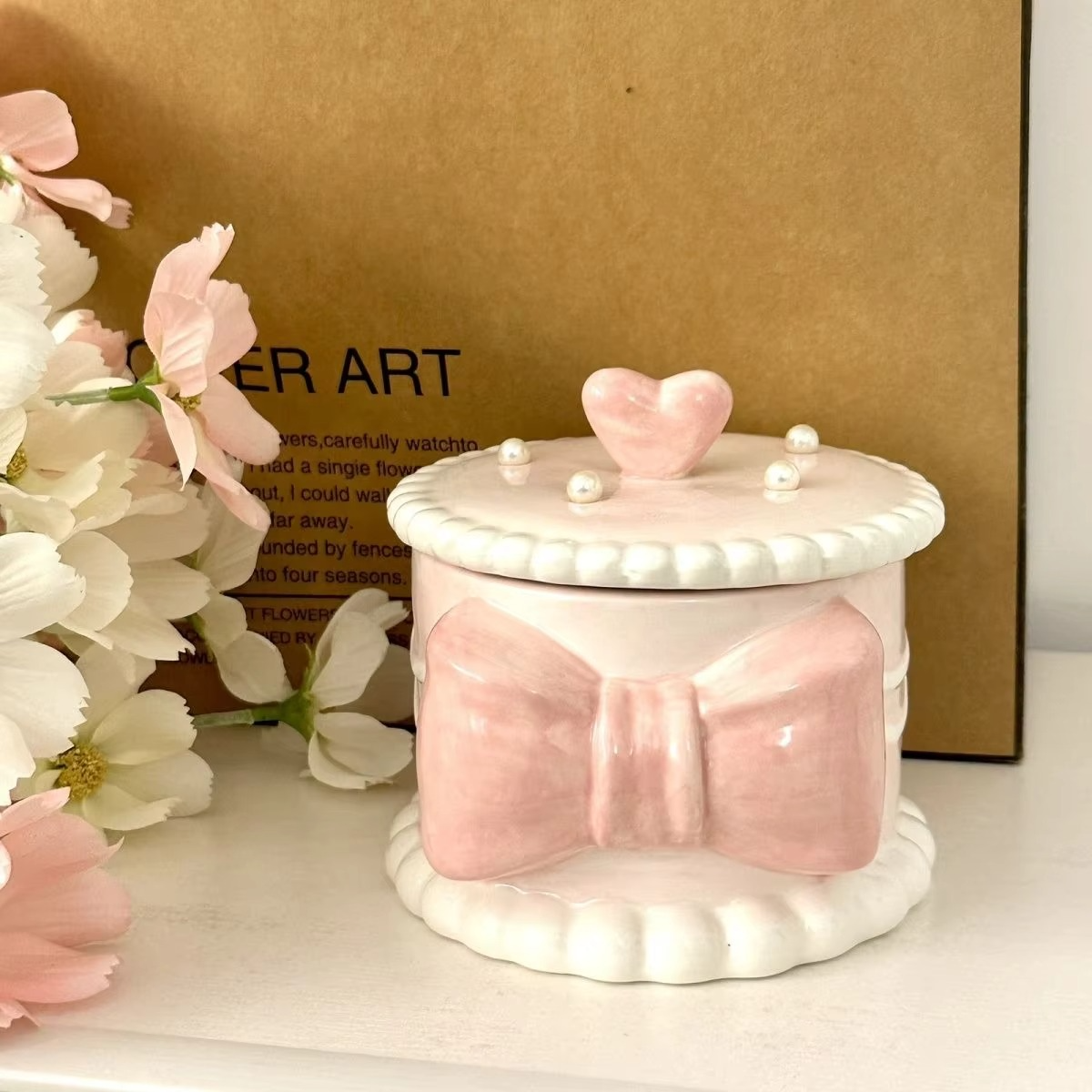 Beautiful Pearl Keepsake Jewelry Box