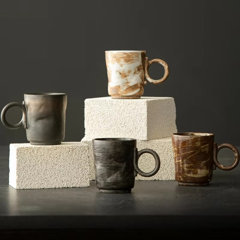 Vintage Style Ceramic Coffee Mug