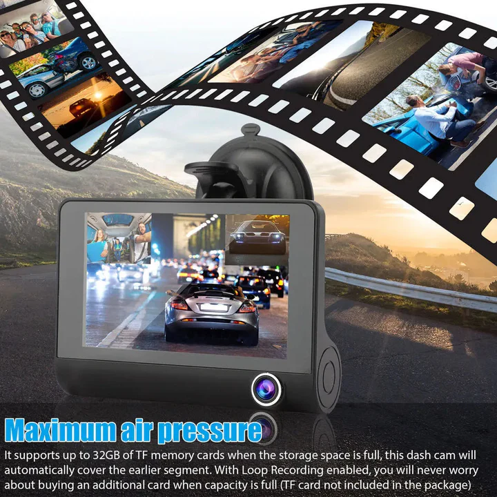 Compact Dual Lens Car Dash Camera