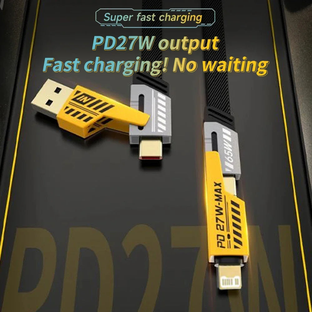 Fast 4in1 65W USB Charger Cable