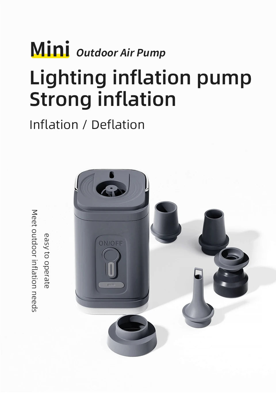 Compact Air Compressor for Pool Toys and Rafts