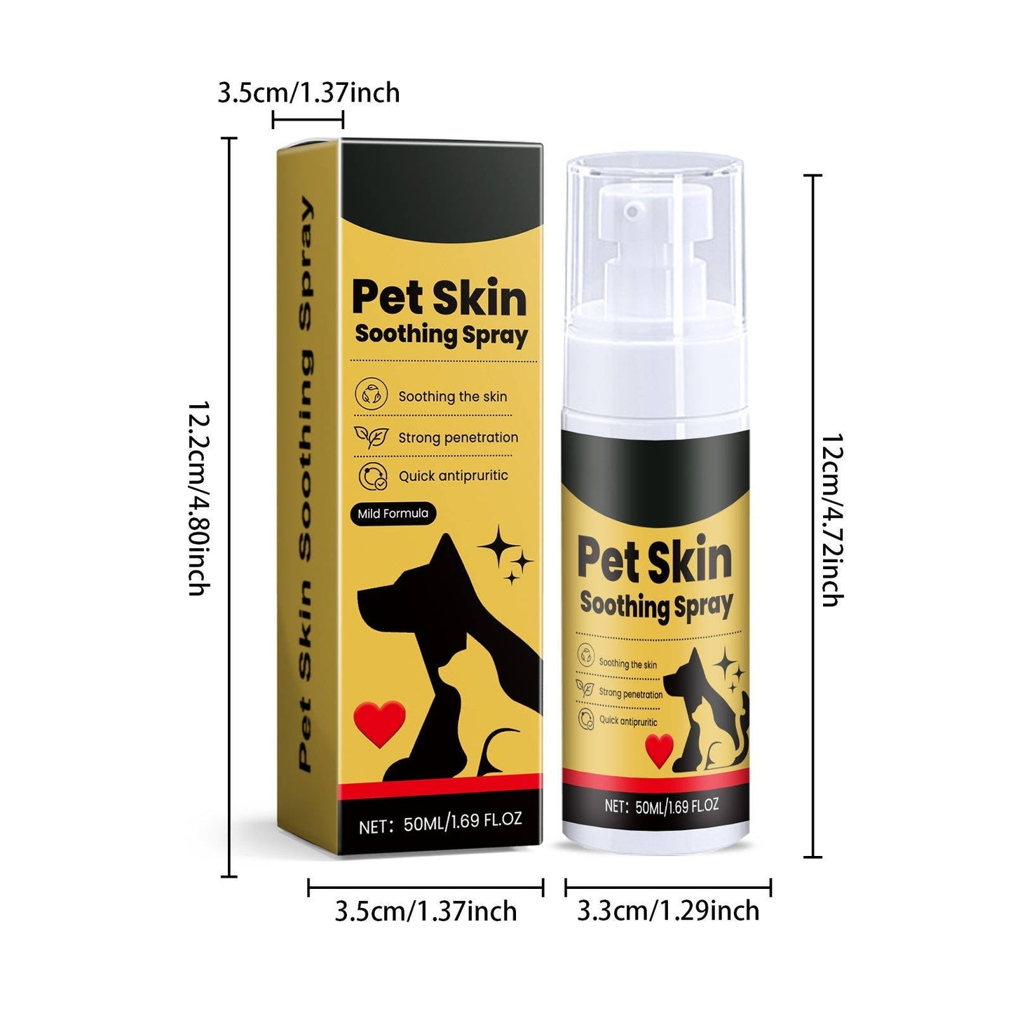 Soothing Dog Skin Relief Spray
