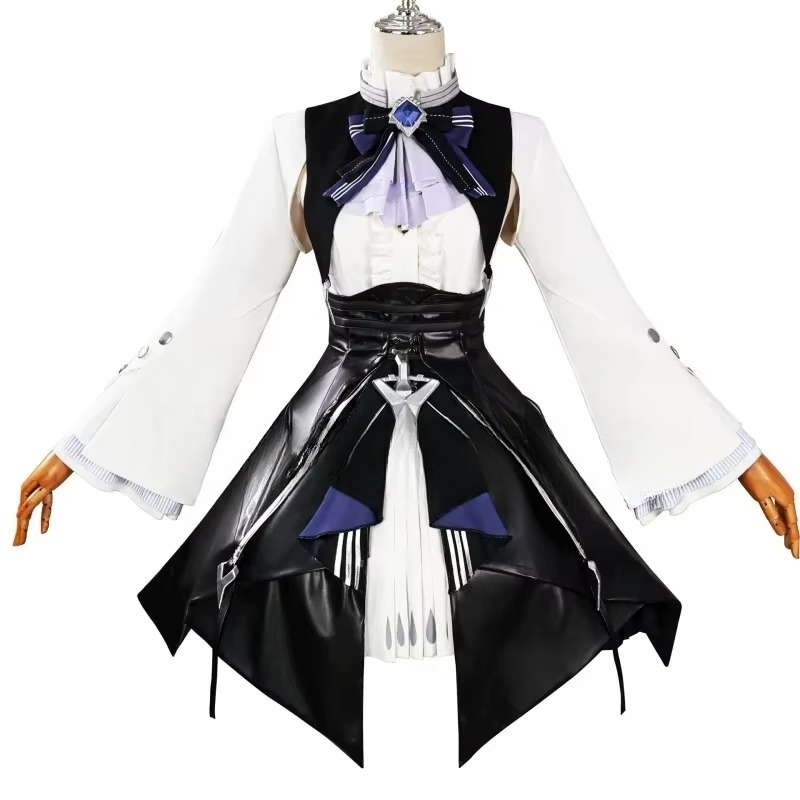 Women's Anime Halloween Costume Set with Wig
