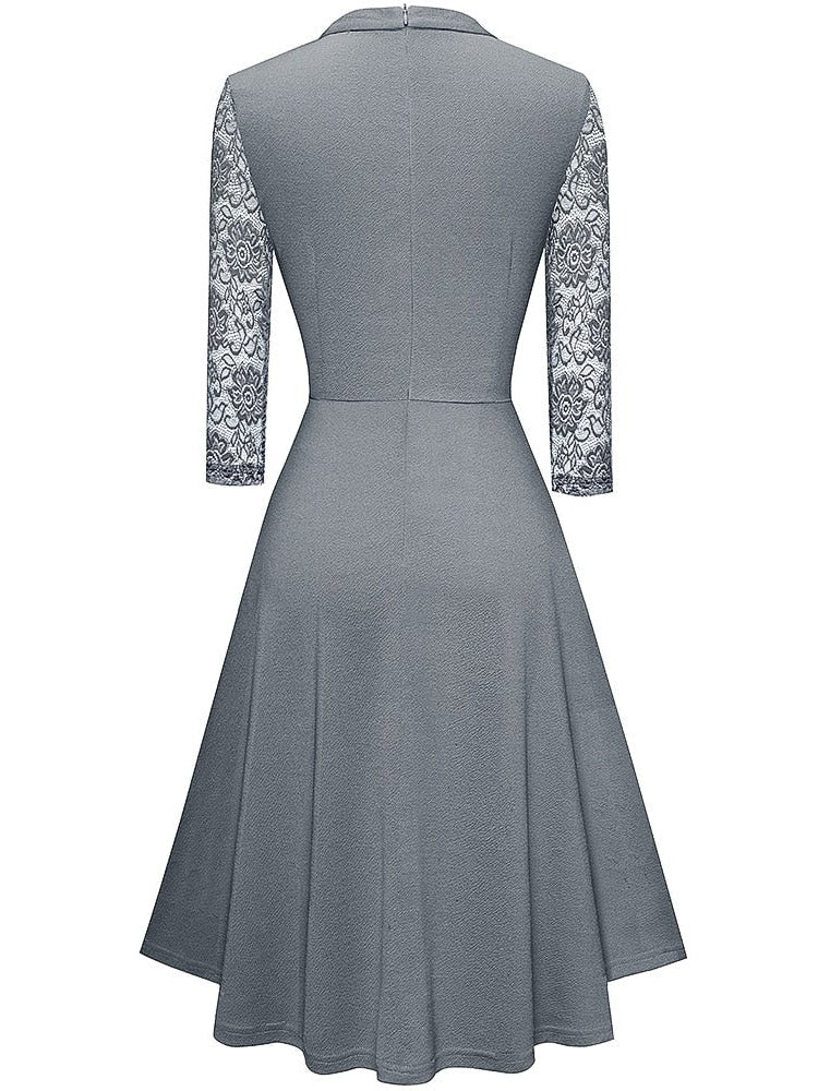 Delicate Cutout Lace Dress