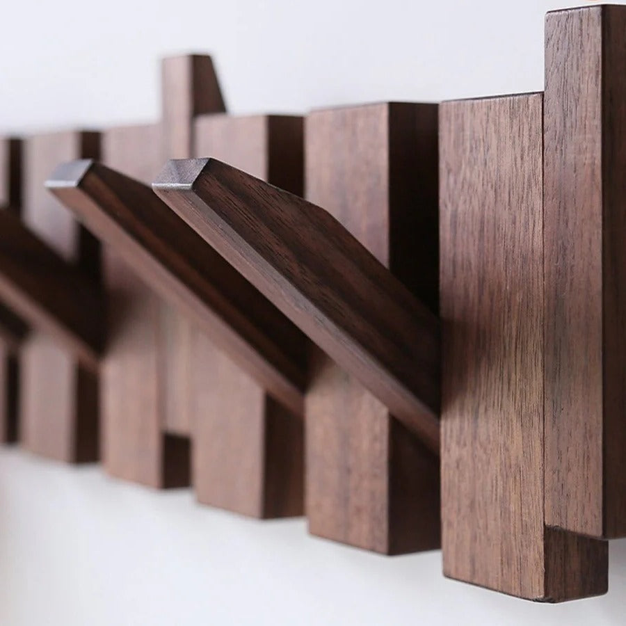 Stylish Solid Wood Coat Rack