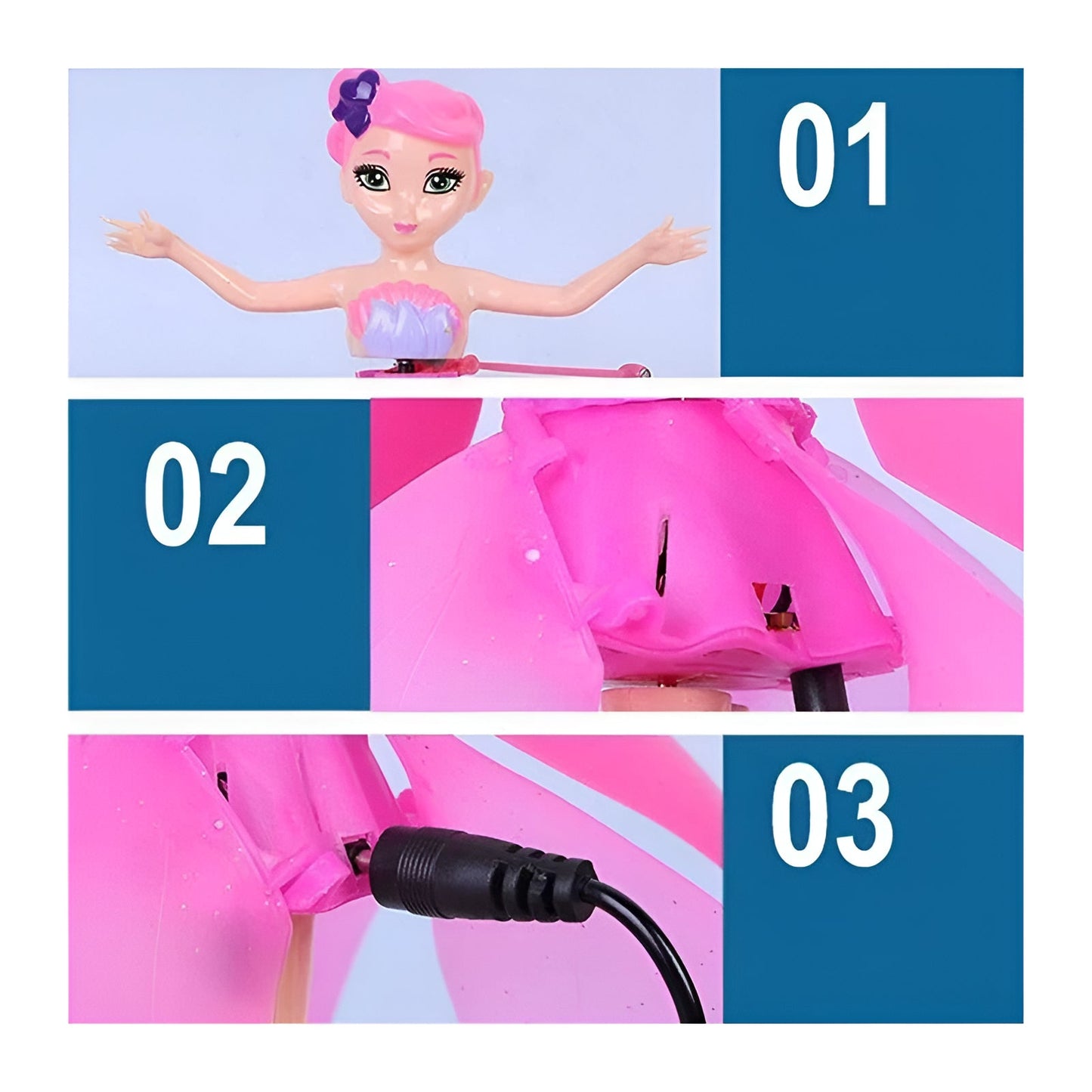 Lovely Winged Princess Doll Toy