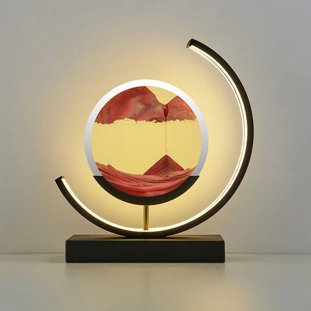 Colorful LED Hourglass Table Lamp