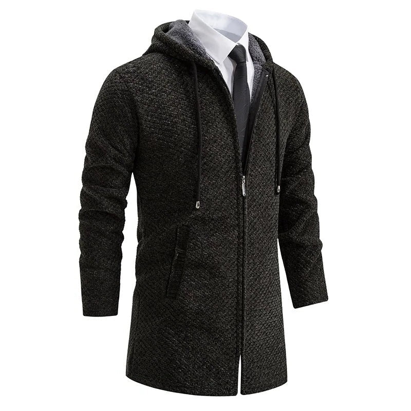 Warm Mens Hooded Parka Jacket