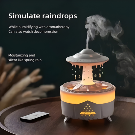 Colorful Cloud Mist Essential Oil Diffuser Lamp